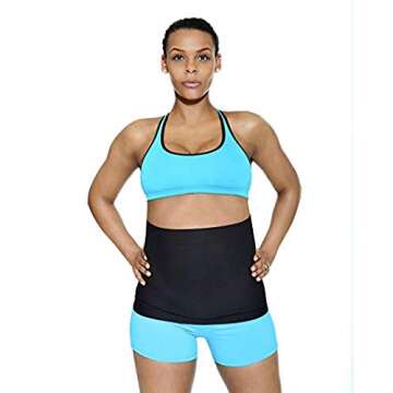 Bao Bei Belly Sport Maternity Support Band - Black (Medium)