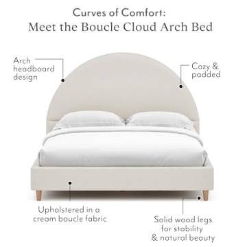 DG Casa Cloud Bed Frame - Sturdy & Stylish Platform Bed