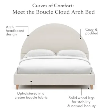 DG Casa Cloud Bed Frame - Sturdy & Stylish Platform Bed