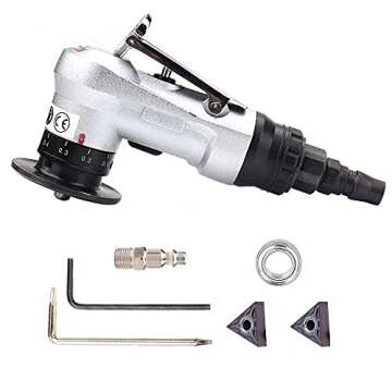 SI FANG Portable Mini Chamfering Machine Set with Tungsten Steel Blades