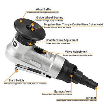 Efficiency Meets Precision: SI FANG Mini Chamfering Tool