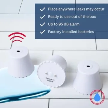 Flood Buzz Leak Alarm Easy Installation for Home Safety