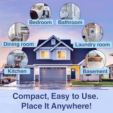 Flood Buzz Leak Alarm Easy Installation for Home Safety