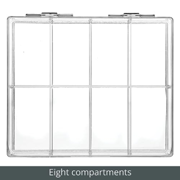 mDesign Tea Storage Organizer Box for Kitchen Pantry