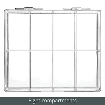 mDesign Tea Storage Organizer Box for Kitchen Pantry