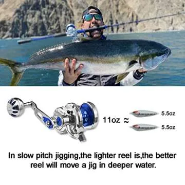 Gomexus LX50 Lightweight Jigging Reel for Fishing Enthusiasts