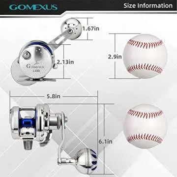 Gomexus LX50 Lightweight Jigging Reel for Fishing Enthusiasts