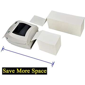 4 x 6 Thermal Shipping Labels - 1000 Per Stack, Easy Peel