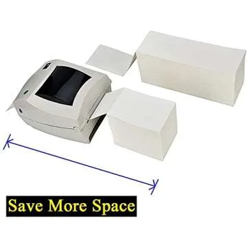 4 x 6 Thermal Shipping Labels - 1000 Per Stack, Easy Peel