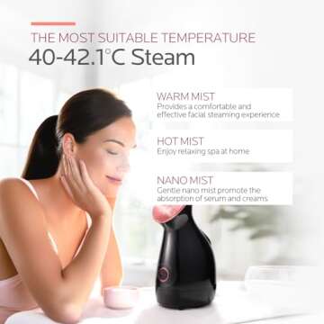 Colorfarm Facial Steamer Nano Ionic Deep Cleanse and Hydrate