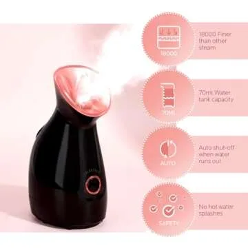 Colorfarm Facial Steamer Nano Ionic Deep Cleanse and Hydrate