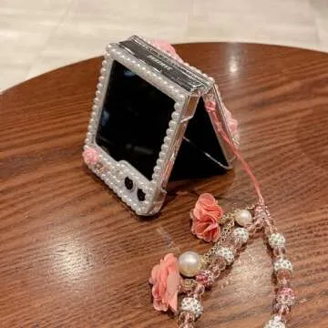 Stunning Galaxy Z Flip 6 Glitter Bling Case for Women