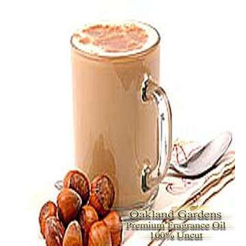 HAZELNUT COFFEE Fragrance Oil - 100% Premium Grade Uncut Oil - Freshly brewed cup of coffee with hazelnut creamer - BULK Frangrance Oil By Oakland Gardens (060 mL - 2.0 fl oz Bottle)