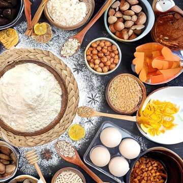 LUDAMI Woven Placemats Set of 6-100% Water Hyacinth Round Placemats - Non-Slip and Heat Resistant Rattan Placemats - Perfect Mats for Indoor Outdoor.