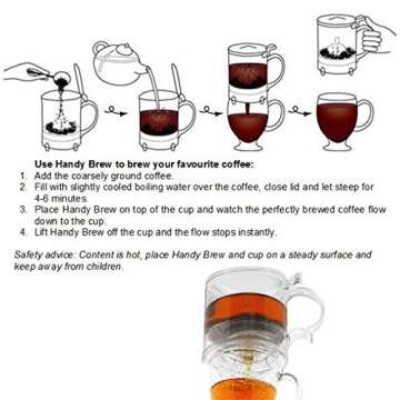 HandyBrew Tea Infuser – A Hassle-Free Loose Leaf Tea Maker for Hot and Iced Tea