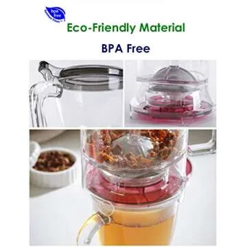 HandyBrew Loose Leaf Tea Infuser Brewer for Hot and Iced Tea