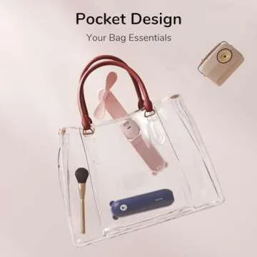 JISULIFE Pocket Bear Fan - USB Rechargeable 3-in-1 Gadget