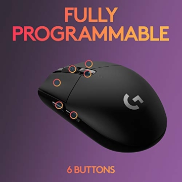 Logitech G305 Wireless Gaming Mouse with Hero 12K