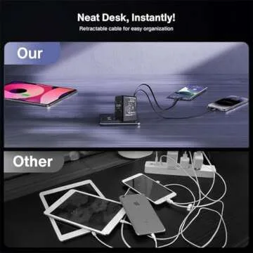 GAN Smart Charger - Fast, Compact, Retractable Power Adapter