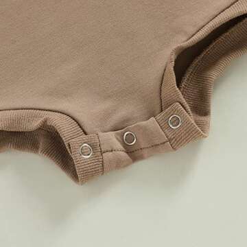 Amiblvowa Rabbit Ear Hoodie Romper for Infants 0-24 Months