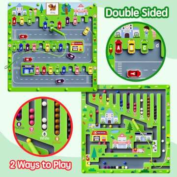 Magnetic Maze Puzzle for Educational Fun - Ages 3-6