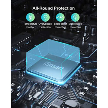 12-Port USB Charging Station Fast Safe Multi-Device Charger