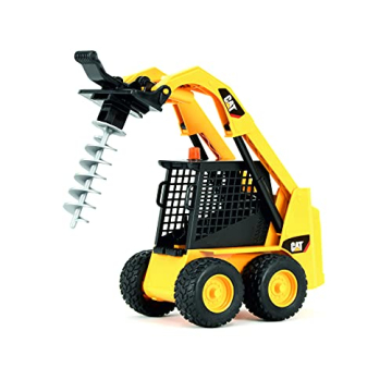 Bruder CAT Skid Steer Loader with Realistic Accessories