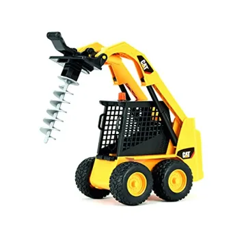 Bruder CAT Skid Steer Loader with Realistic Accessories