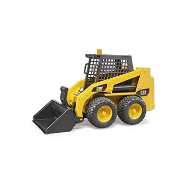 Bruder CAT Skid Steer Loader with Realistic Accessories