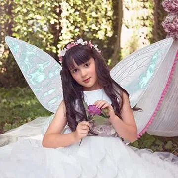 Fairy Wings - Enchanting Butterfly Costume for Kids - Perfect Halloween Dress Up