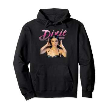 Official Dixie D'Amelio Cursive Dark Pullover Hoodie