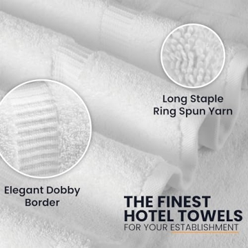 Belem Premium Bath Sheets Bulk 30x60 - 24 Hotel Towels