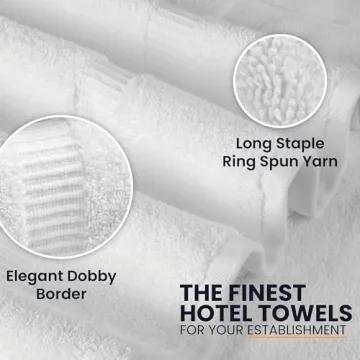 Belem Premium Bath Sheets Bulk 30x60 - 24 Hotel Towels