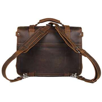 Polare Leather Briefcase for Men - Stylish & Durable