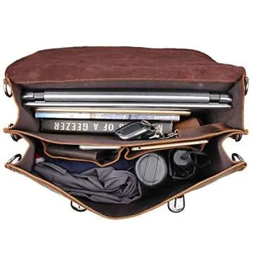 Polare Leather Briefcase for Men - Stylish & Durable