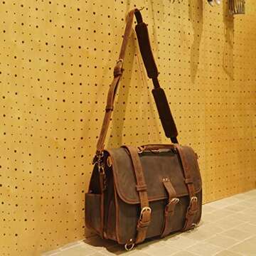 Polare Leather Briefcase for Men - Stylish & Durable
