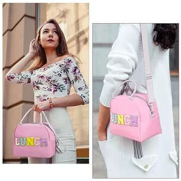 Trendy Insulated Lunch Bag for Women and Girls