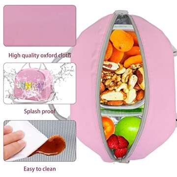 Trendy Insulated Lunch Bag for Women and Girls