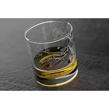 Key West Map Whiskey Glass for Unique Gift Experience