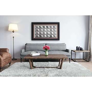 Deco TV Frames - Black Smart Frame Compatible ONLY with Samsung The Frame TV (55", Fits 2017-2020 Frame TV)