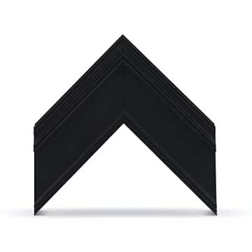 Deco TV Frames - Black Smart Frame Compatible ONLY with Samsung The Frame TV (55", Fits 2017-2020 Frame TV)