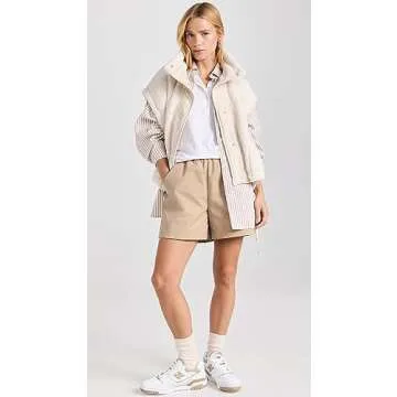 FP Movement Women's Scout It Out Fleece Vest, Birch Tree, Off White, XL