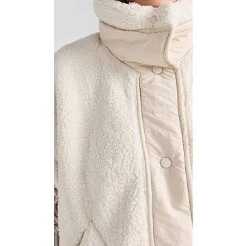 FP Movement Women's Scout It Out Fleece Vest, Birch Tree, Off White, XL