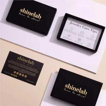 shinelab Golden-Plated Paperclip Bracelet for Women Couple Bracelets with CZ Chain Strand Jewelry Gift for Men_8.2inches