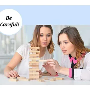 Timber Tower 48 Wooden Stacking Blocks – Fun for All Ages!