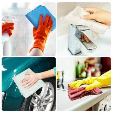 Microfiber Cleaning Cloths for All Surfaces - 10 Pcs
