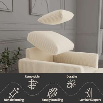 Smilesun Accent Chair with Ottoman for Stylish Comfort