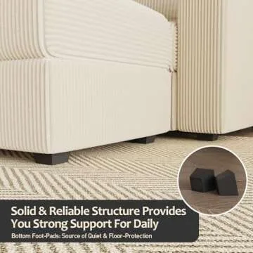 Smilesun Accent Chair with Ottoman for Stylish Comfort