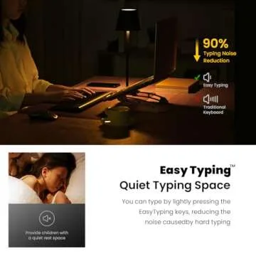 cimetech Wireless Keyboard and Mouse Combo, Compact Full Size Wireless Keyboard and Mouse Set 2.4G Ultra-Thin Sleek Design for Windows, Computer, Desktop, PC, Notebook - Rosegold