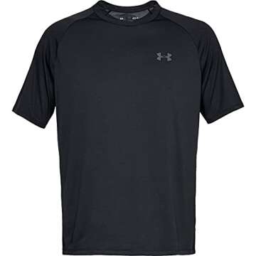 Under Armour Men's Tech 2.0 Short-Sleeve T-Shirt , Black (001)/Graphite, Medium